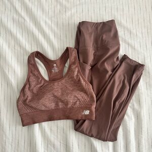 New balance sports bra large, 90 degree leggings medium